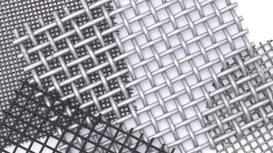 SS304 Stainless Steel Crimped Woven Wire Mesh Cloth for Screening Filtering